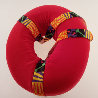 Red CNH Donut Pillow, Wild animal print head strap, for ear pain relief, freeshipping - CNH Donut Pillow
