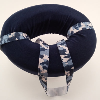 Navy Blue Camo CNH Donut Pillow, for ear pain relief, freeshipping - CNH Donut Pillow